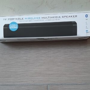 Portable Wireless Multimedia Speaker - Black New in Box